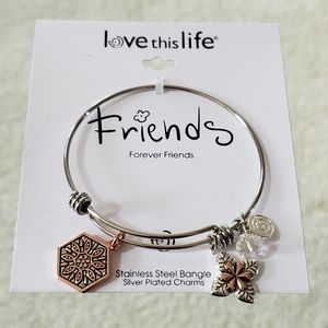 Forever Friends Bangle Bracelet
